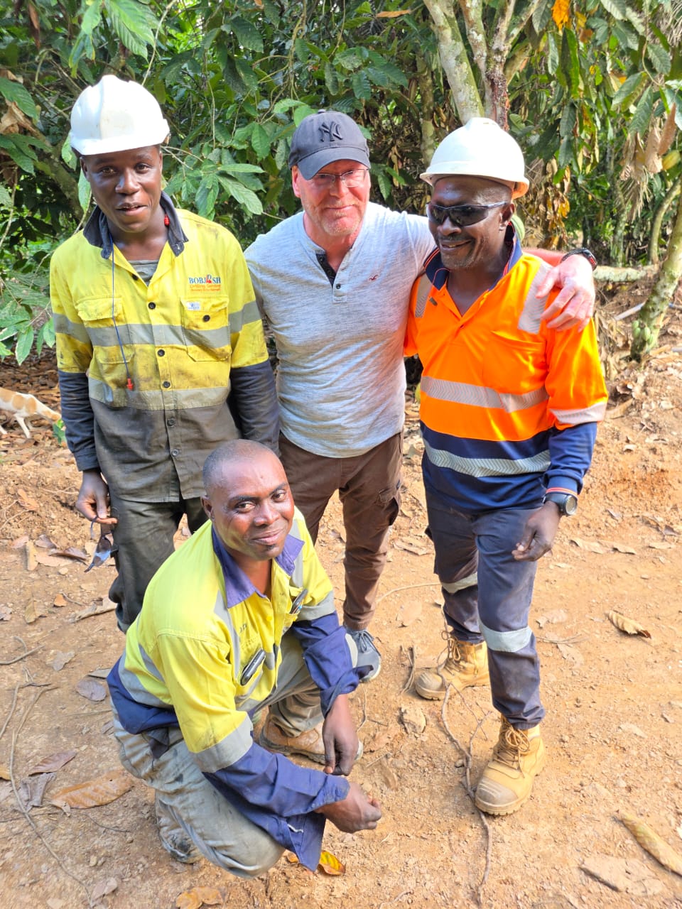 BOBJOSH drilling crew on site
